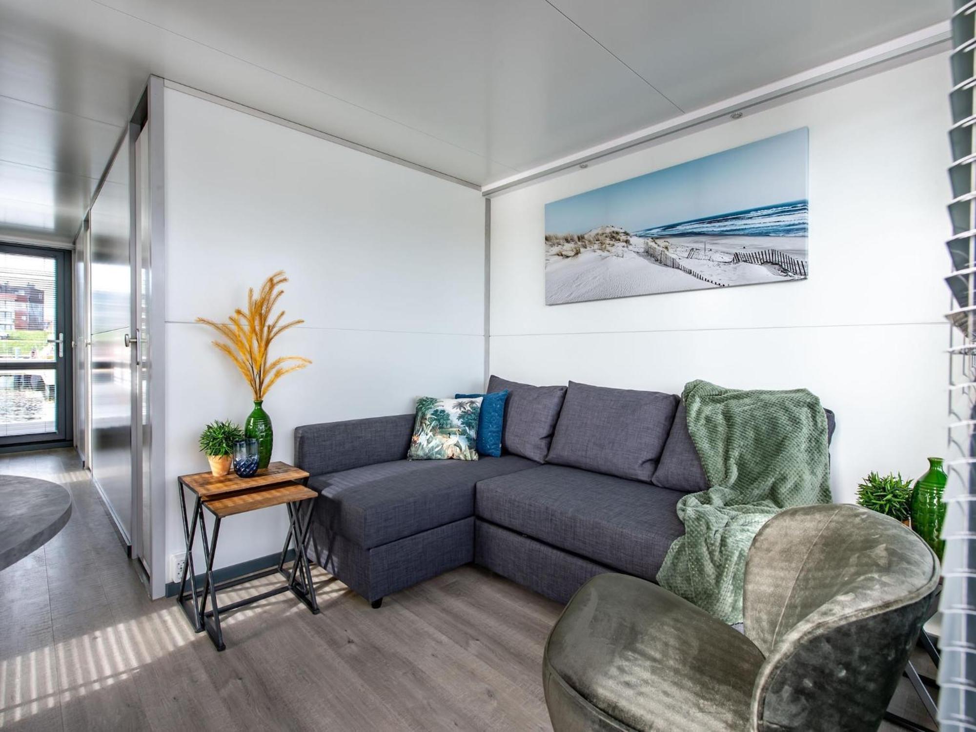 Waterlodge Blue Lagoon On A Jetty For 4 People Kamperland Exterior photo